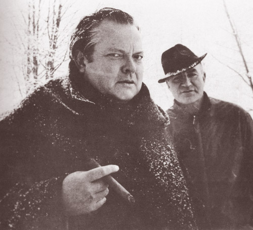 Orson Welles and Peter Viertel