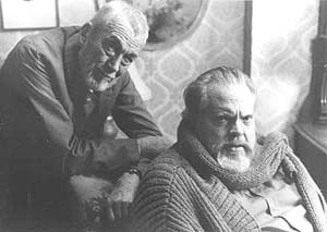 Orson Welles and John Huston